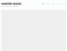 Tablet Screenshot of hartermusic.com